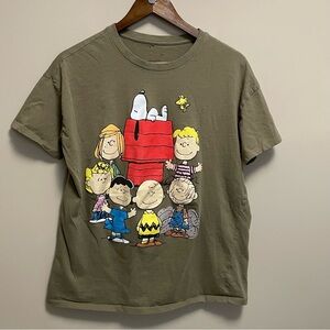 Peanuts Olive Green T-Shirt Free With Purchase